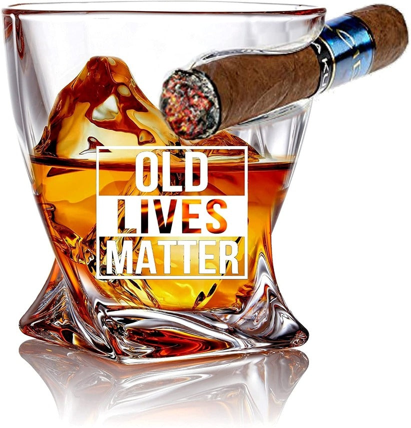 Old Lives Matter Whiskey Glass (2)