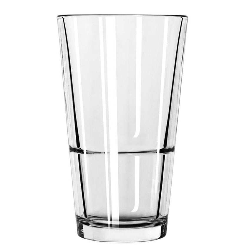 Restaurant Stacking Mixing Glasses, 16oz, Set of 12