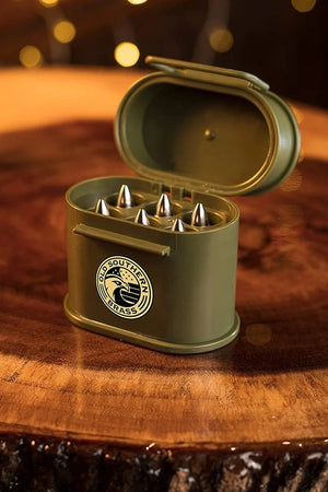 Stainless Steel Bullet Whiskey Drink Chillers